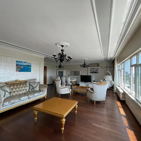Appartamento 3+1 Bakirkoy Deniz Manzarali Esyali Gunluk Kiralik Provincia di Istanbul
